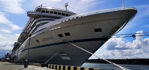 Cruising resumes at the port of Klaipeda
