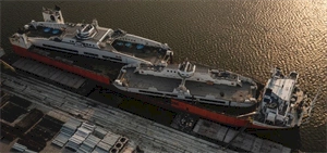 Damen Shipyards completes North America’s first all-electric ferries