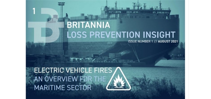 Britannia P&I report highlights risks of onboard electric vehicle fires