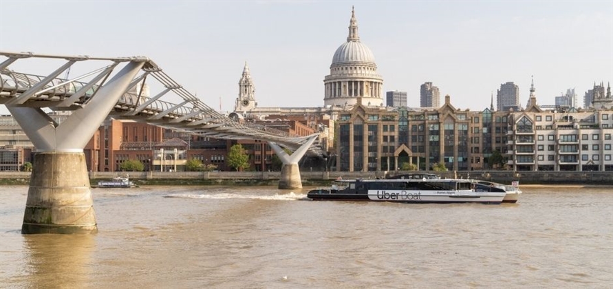 Uber Boat by Thames Clippers receives funding for sustainability