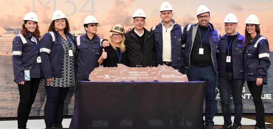 Celebrity Cruises cuts steel for fourth Edge-series ship