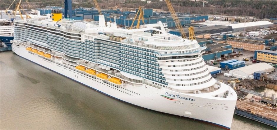 Costa Cruises takes delivery of new LNG-powered ship
