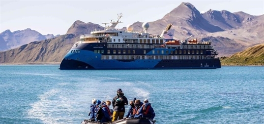 Ocean Victory becomes first ship to be christened in South Georgia