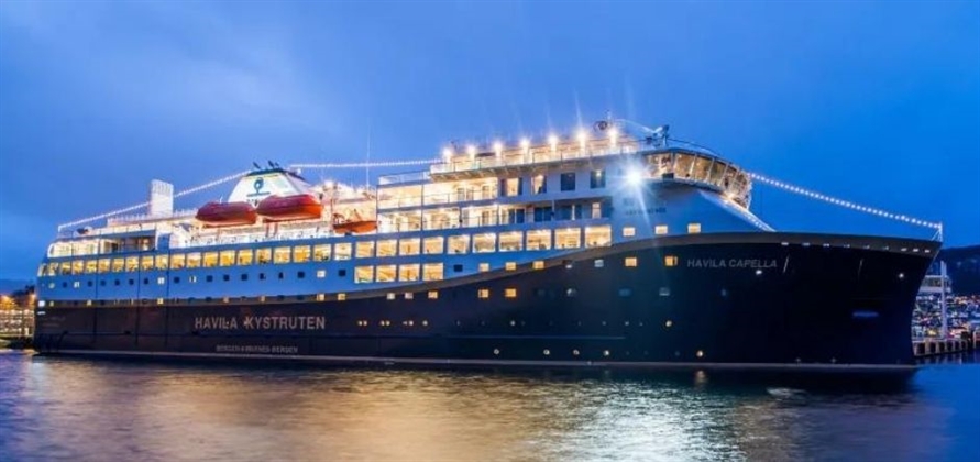 Havila Capella sets out on maiden voyage from Bergen
