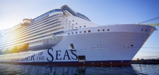 Royal Caribbean takes delivery of Wonder of the Seas