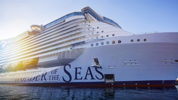 Royal Caribbean takes delivery of Wonder of the Seas