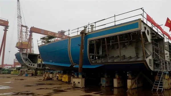 SunStone Ships lays the keel for Ocean Albatros