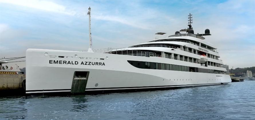Emerald Azzurra departs on inaugural sailing