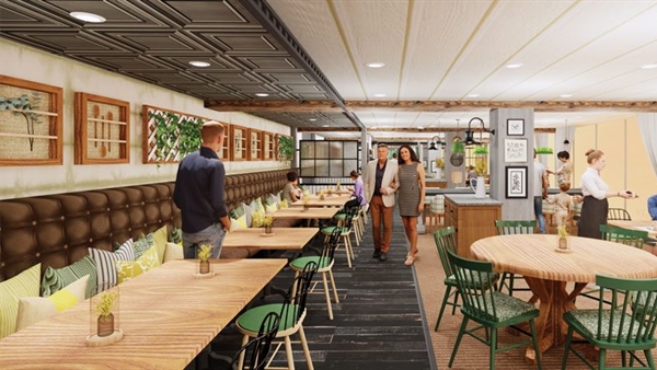 Thinking big: outfitting the world’s largest cruise ship