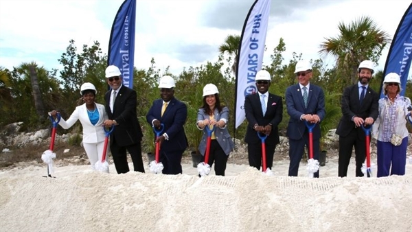 Carnival Cruise Line breaks ground on new Bahamas cruise port