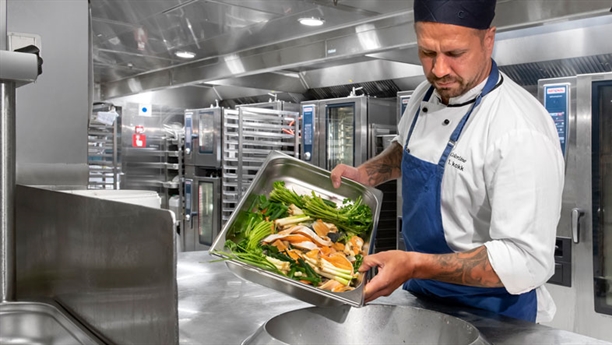 Reframing the idea of kitchen waste onboard ferries