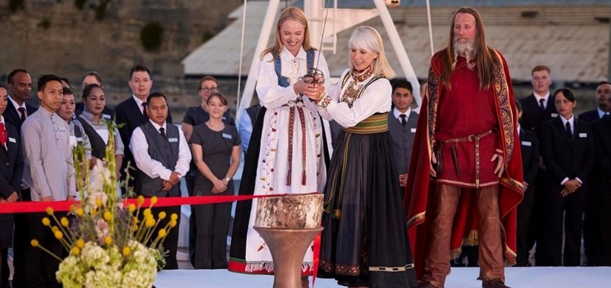 Viking Mars officially named at private ceremony in Malta