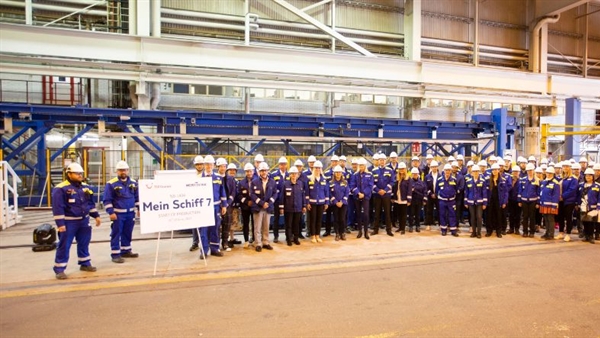 Construction begins on TUI Cruises’ Mein Schiff 7 at Meyer Turku