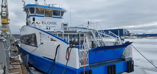 Västtrafik takes delivery of fourth battery-powered electric ferry