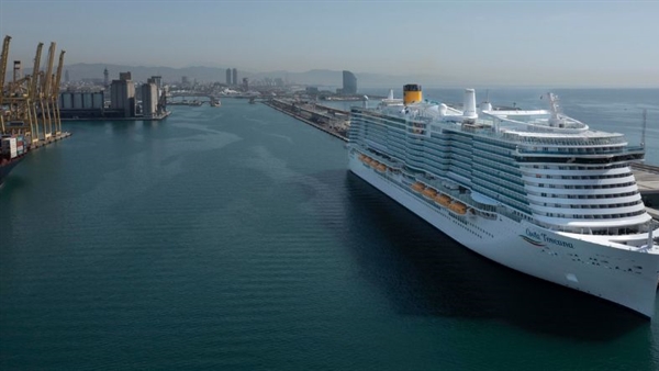 Costa Cruises christens Costa Toscana in the port of Barcelona