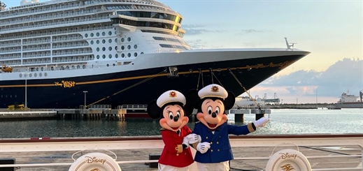 Disney Wish arrives at homeport Port Canaveral