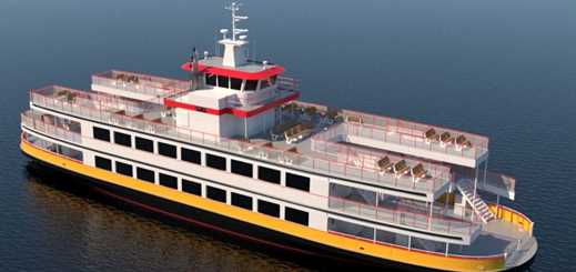 Senesco Marine starts building Casco Bay Lines ferry