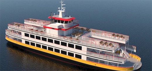 Senesco Marine starts building Casco Bay Lines ferry
