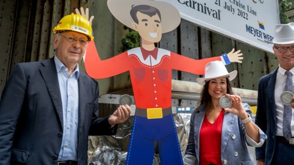 Carnival holds keel-laying ceremony for Carnival Jubilee