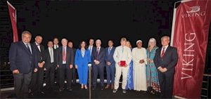 New river cruise ship Viking Osiris named at celebration in Luxor