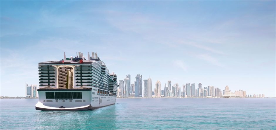 MSC Cruises’ first LNG-powered ship to be named in Qatar