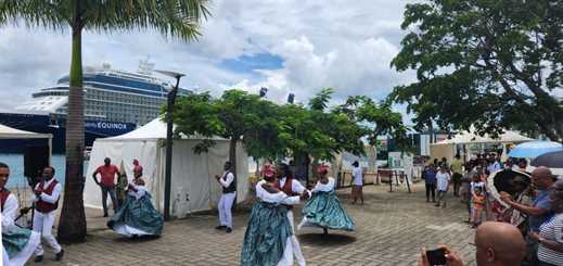 Arrival of Celebrity Equinox marks start of cruise season at Martinique