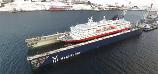 Hurtigruten Norway launches its first hybrid vessel
