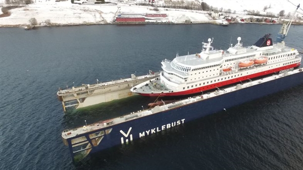 Hurtigruten Norway launches its first hybrid vessel