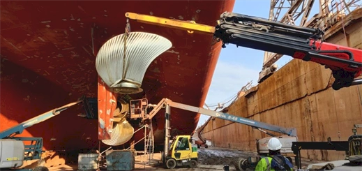 Propeller blade upgrade cuts Stena Danica fuel consumption