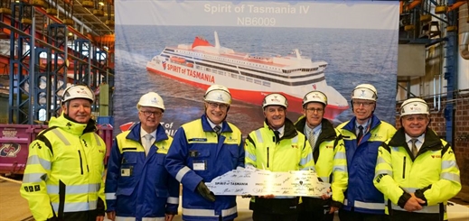 Rauma Marine Constructions lays keel for Spirit of Tasmania IV