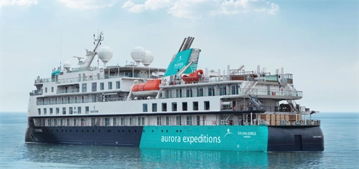 Aurora Expeditions launches Sylvia Earle ahead of inaugural voyage