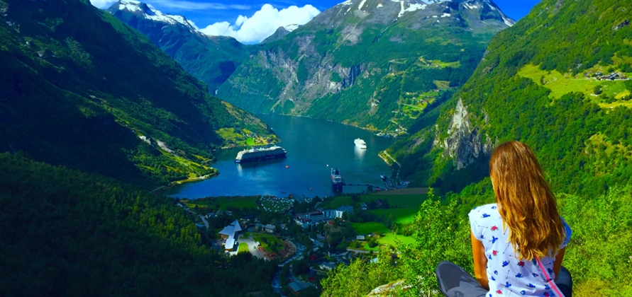 Finding friluftsliv while cruising in Fjord Norway