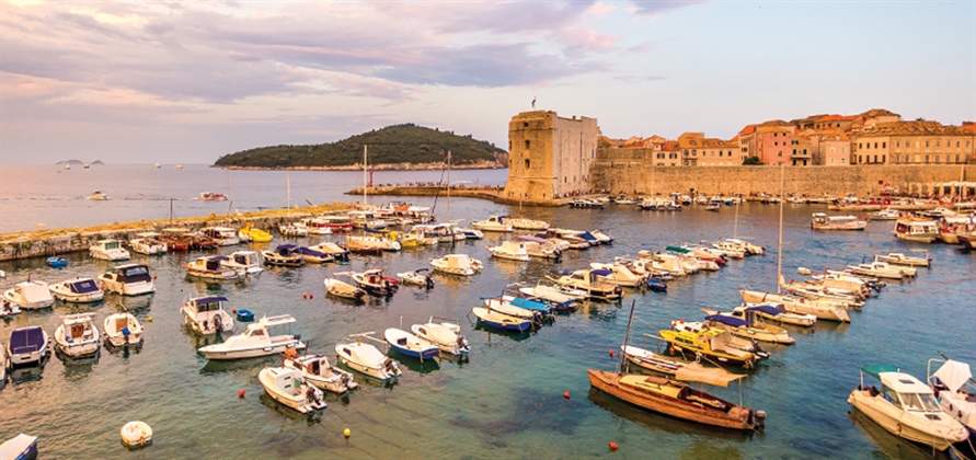 the Croatian capital and its shoreline