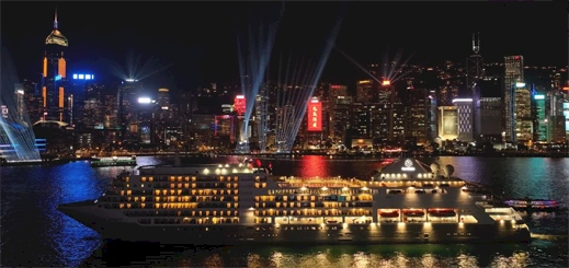 Hong Kong welcomes first international cruise ship in three years