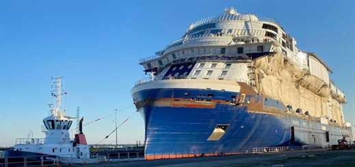 New Celebrity Cruises ship floated out at Chantiers de l’Atlantique