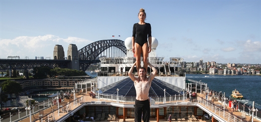 Cunard partners with contemporary circus company for residency