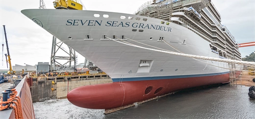 Fincantieri floats out new Regent Seven Seas Cruises ship