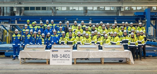 Meyer Turku cuts steel for Royal Caribbean’s second Icon-class ship