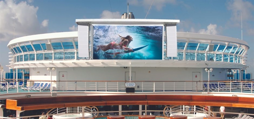 LG debuts new screens designed for outdoor areas on cruise ships