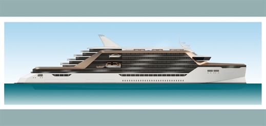 YSA Design and Omega Architects create concept boutique cruise ship