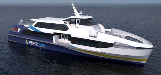 Liberty Lines orders three more hybrid ferries from Incat Crowther