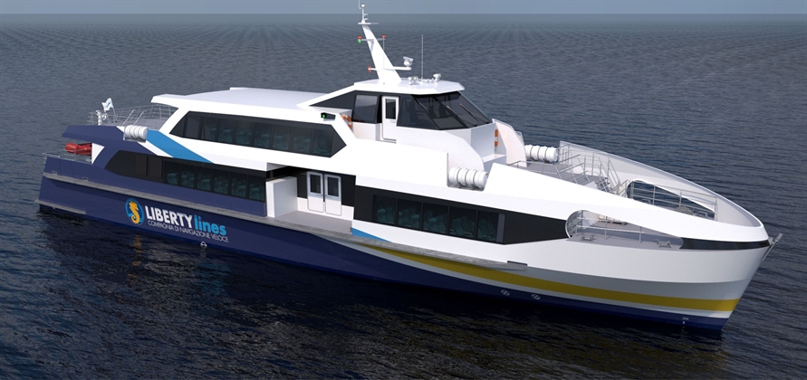 Liberty Lines orders three more hybrid ferries from Incat Crowther