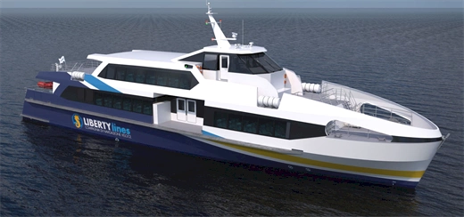 Liberty Lines orders three more hybrid ferries from Incat Crowther