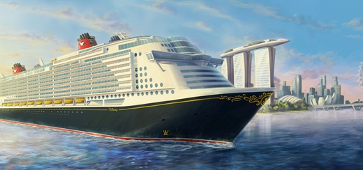 Disney Cruise Line to homeport new cruise ship in Singapore