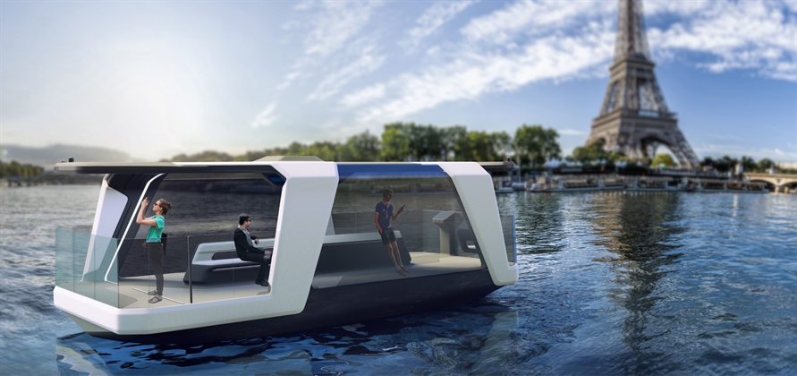 Autonomous, 3D-printed passenger ferry to operate during Paris Olympics