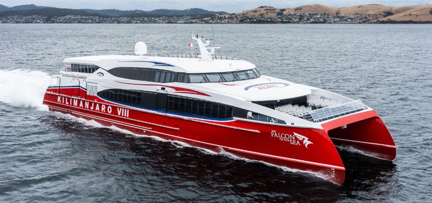 New Incat Crowther-designed ferry delivered to Azam Marine