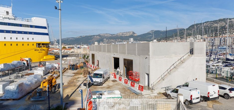 Ports of Toulon Bay begins work on new shore power conversion station