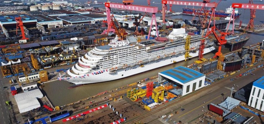 First Chinese-built large cruise ship to be named Adora Magic City