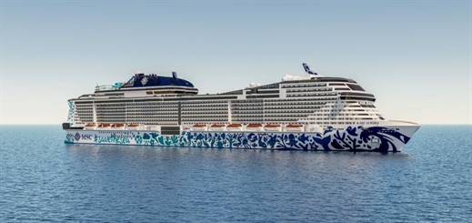 MSC Cruises’ new MSC Euribia to operate world’s first net-zero cruise