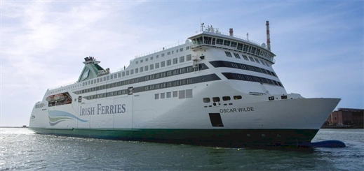 New Irish Ferries ship begins sailing on UK-Ireland route